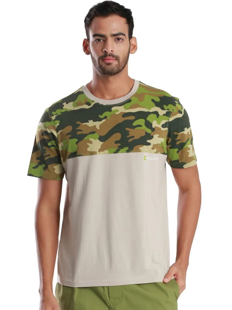 Camo Printed Organic Bamboo T-Shirt (Pack of 2) — photo 2