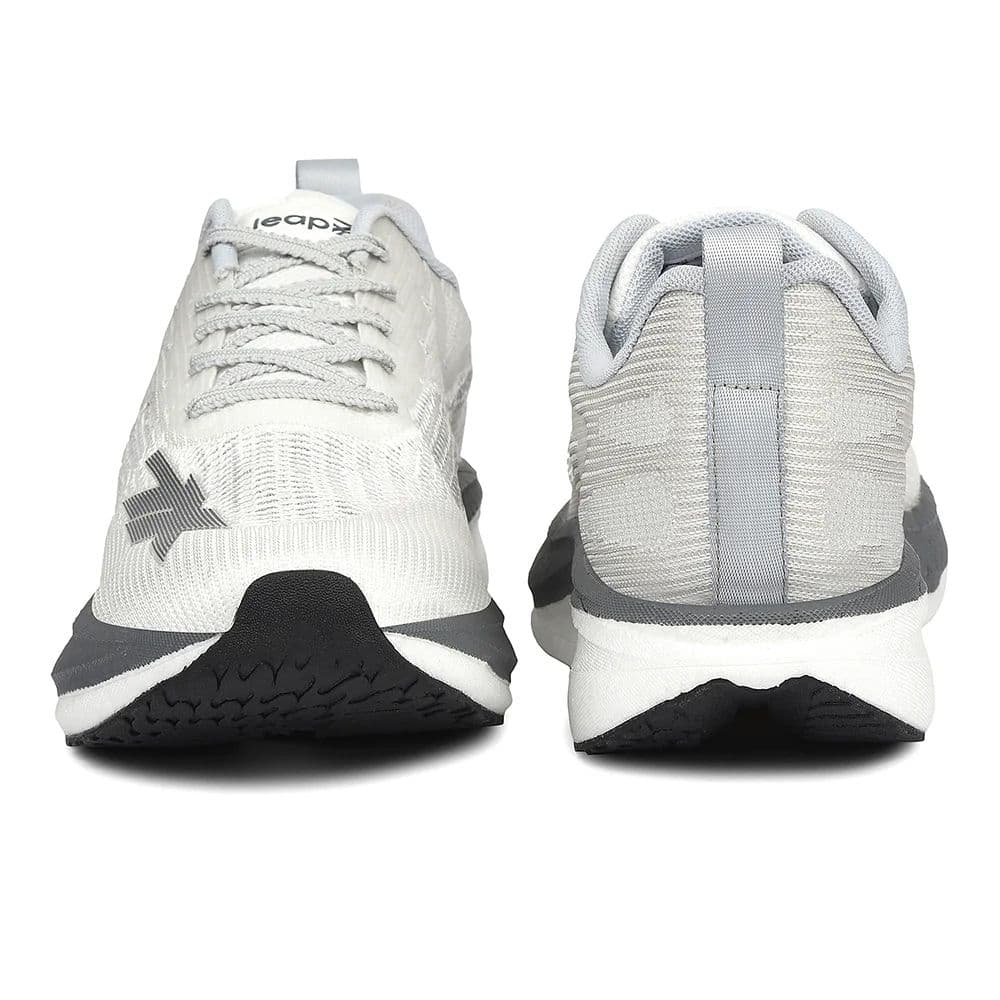 Leap7x White Sports Lacing Running Shoes For Men XLM-02 By Liberty — photo 6