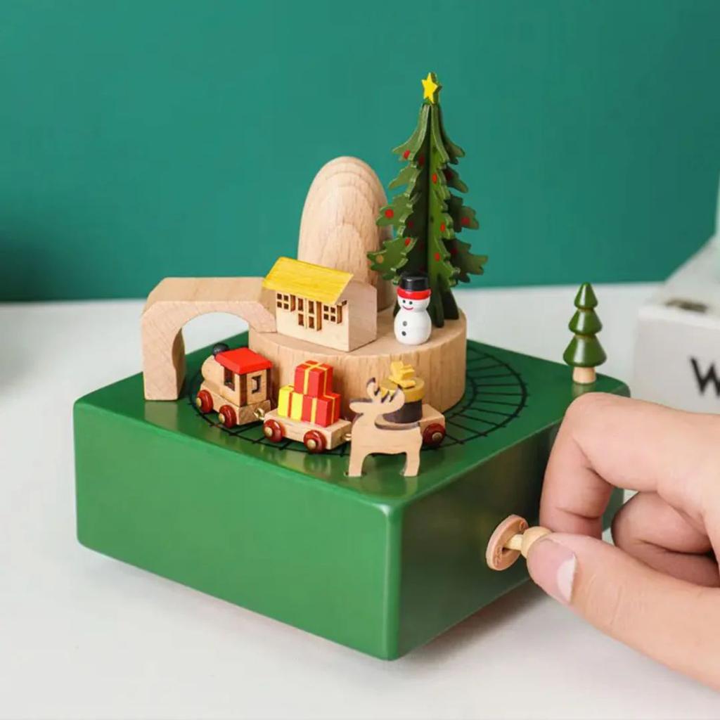 Christmas Train Music Box | Mountain Tunnel and Train Music Box — photo 4
