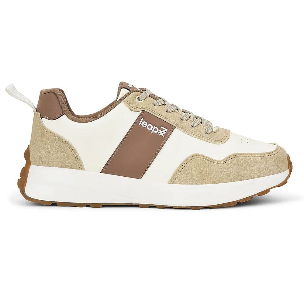 Leap7x Beige Casual Sneakers For Men FRONX-2E By Liberty — photo 2