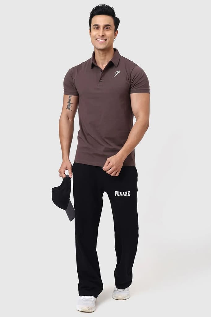 Polo T-shirt Brown — photo 2