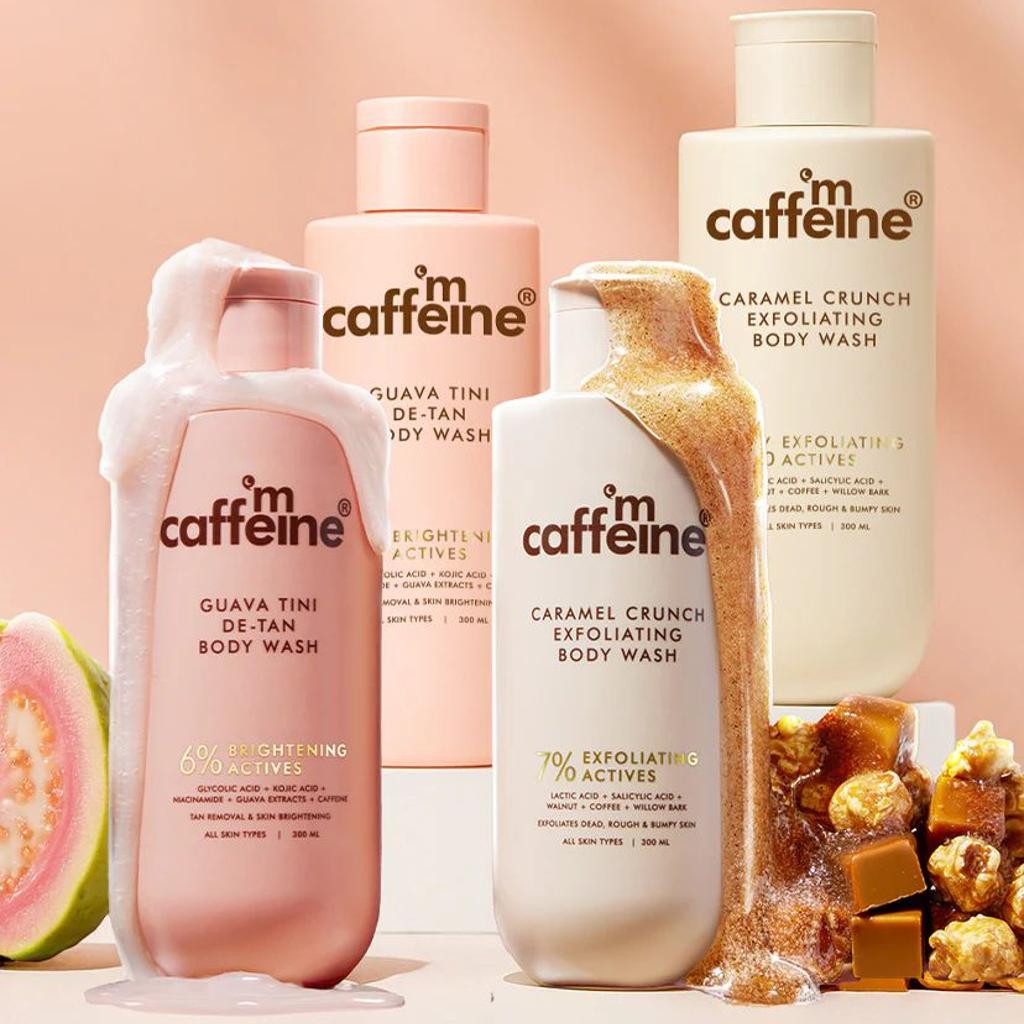De-Tan & Exfoliating Body Washes (Set of 4)