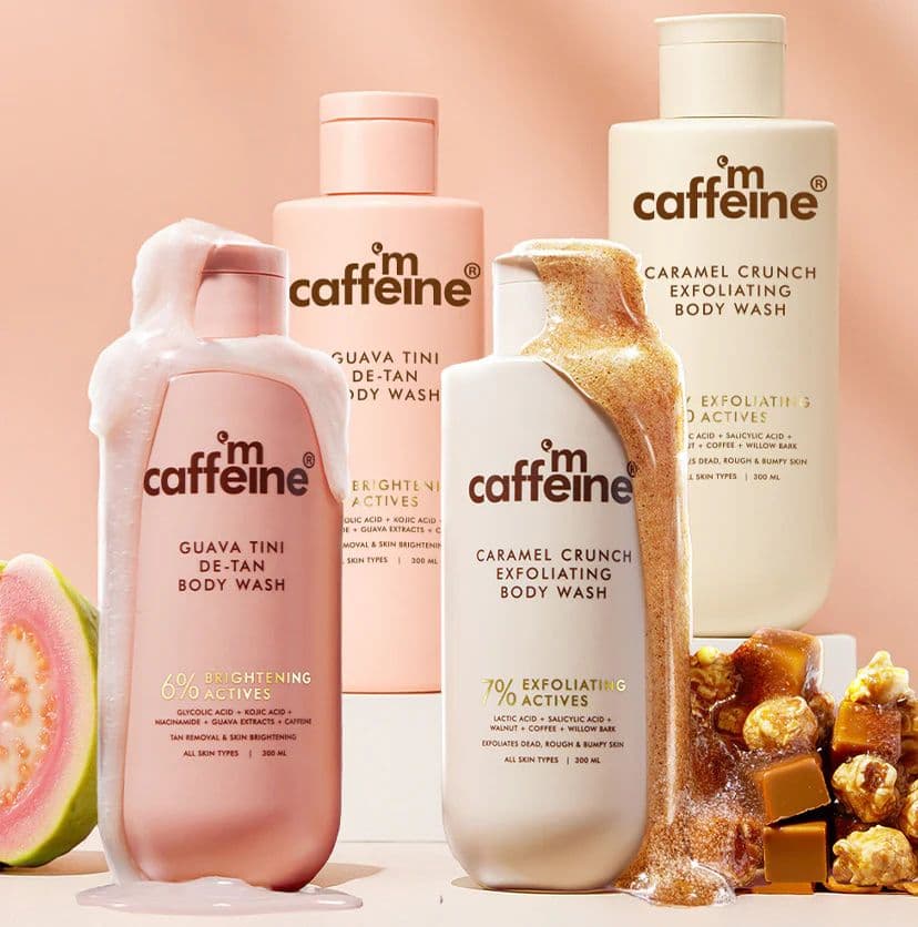 De-Tan & Exfoliating Body Washes (Set of 4)