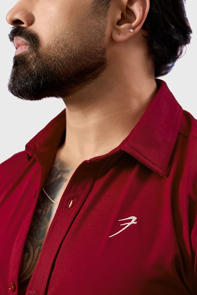 Aero Shirt Deep Red — photo 4