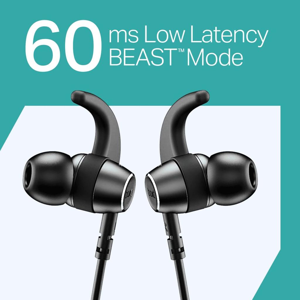 boAt Rockerz 202 | Wireless Neckband with BEAST™ Mode, ENx™ Tech, Dual Pairing & 20H Playback — photo 3