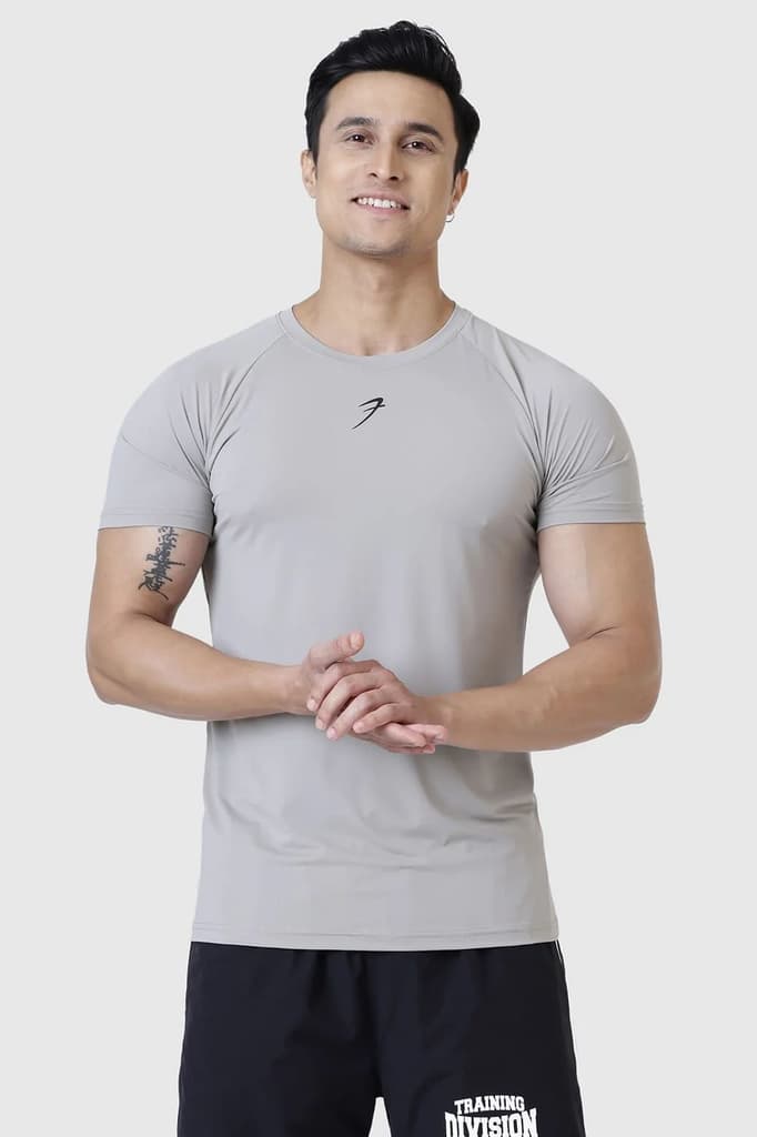 Bare Nylon T-shirt Light Grey — photo 6