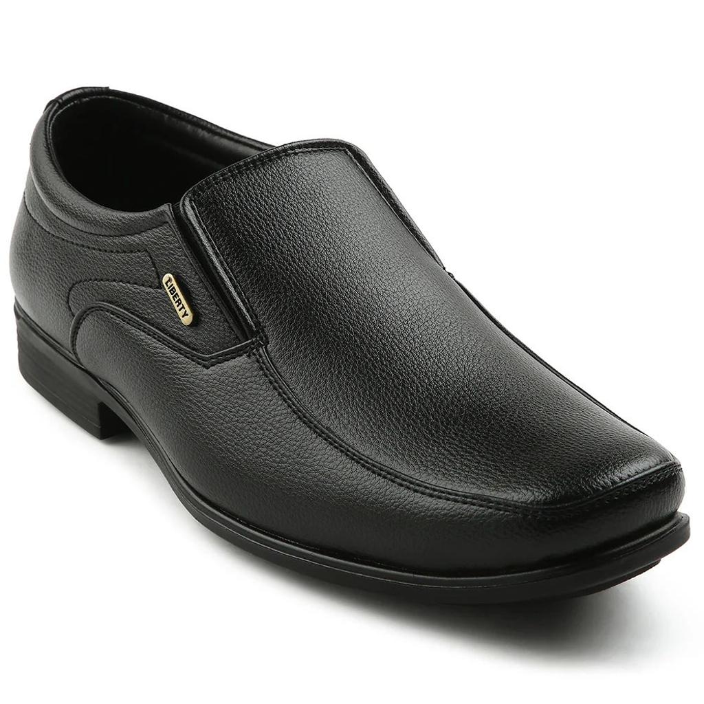 Fortune Black Formal Non Lacing Moccasin For Men H202-02 By Liberty