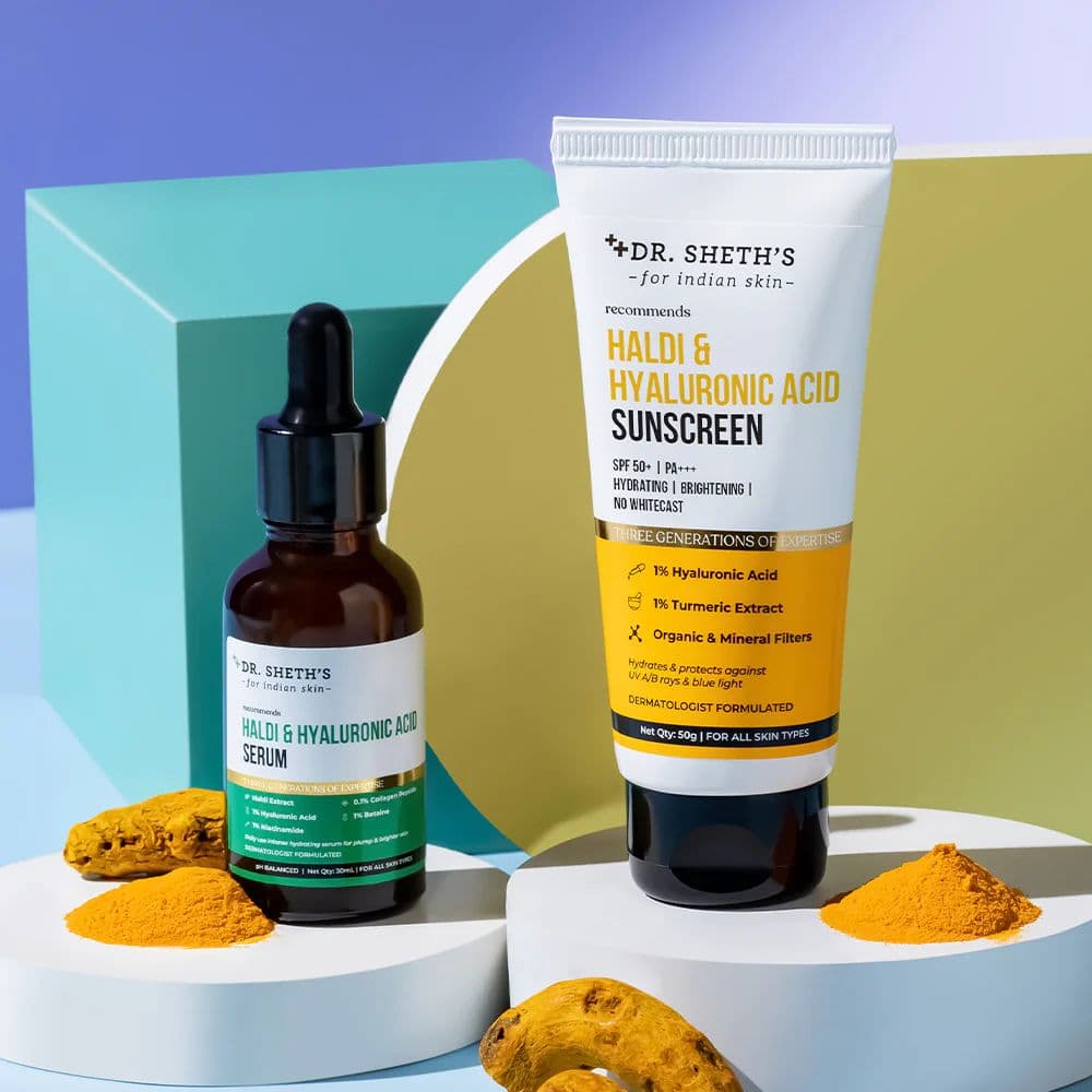 Haldi & Hyaluronic Acid Correct & Sun Protect Duo