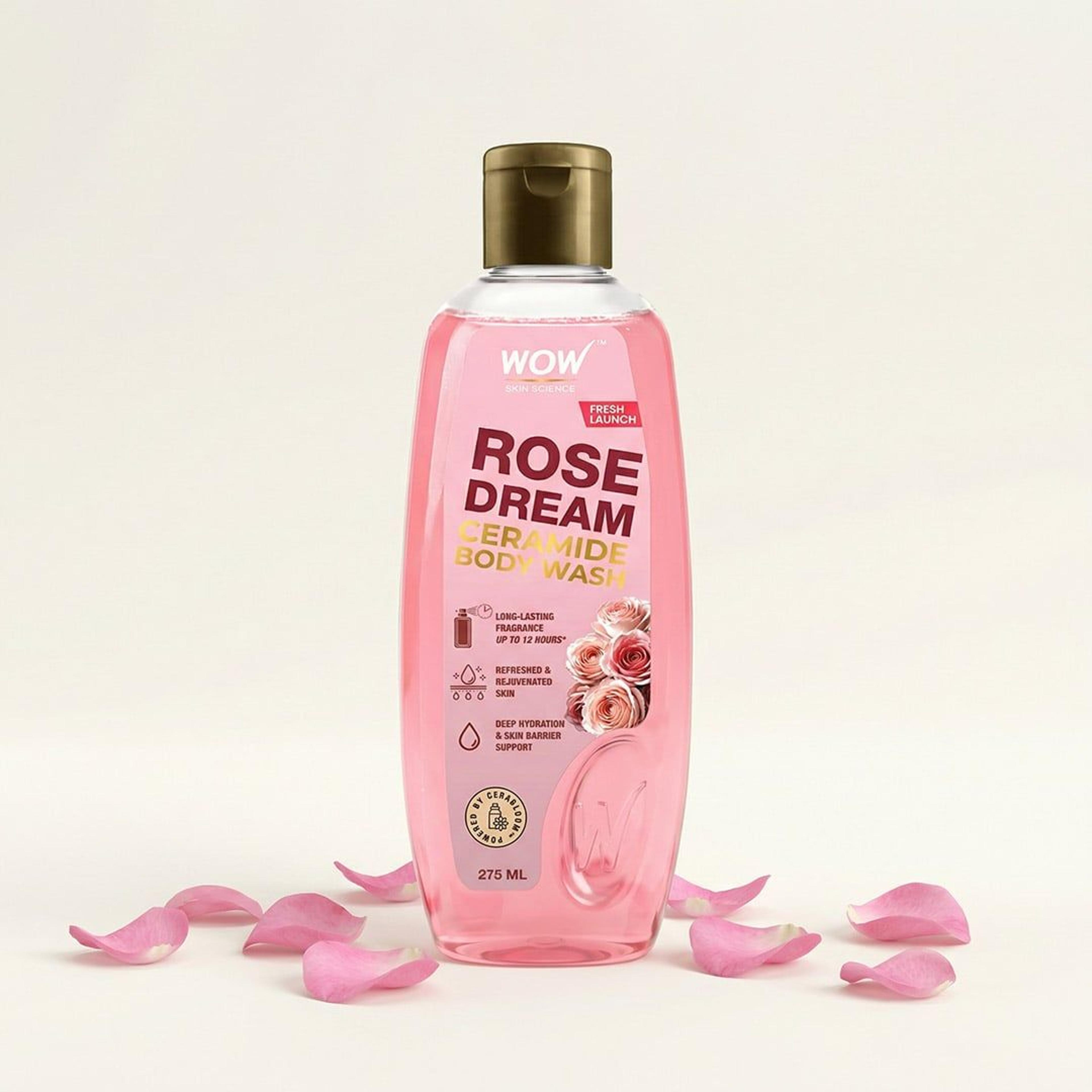 Rose Dream Body Wash Long-Lasting Hydration & Rose Fragrance