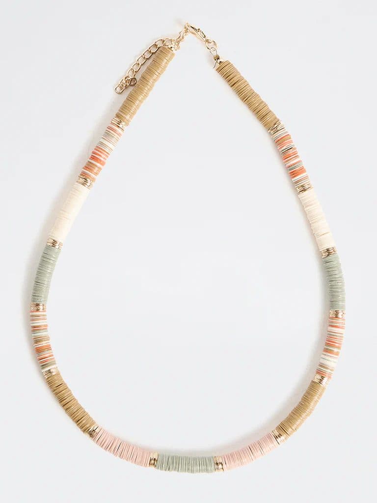 Westside Accessories Multi Color Beaded Necklace