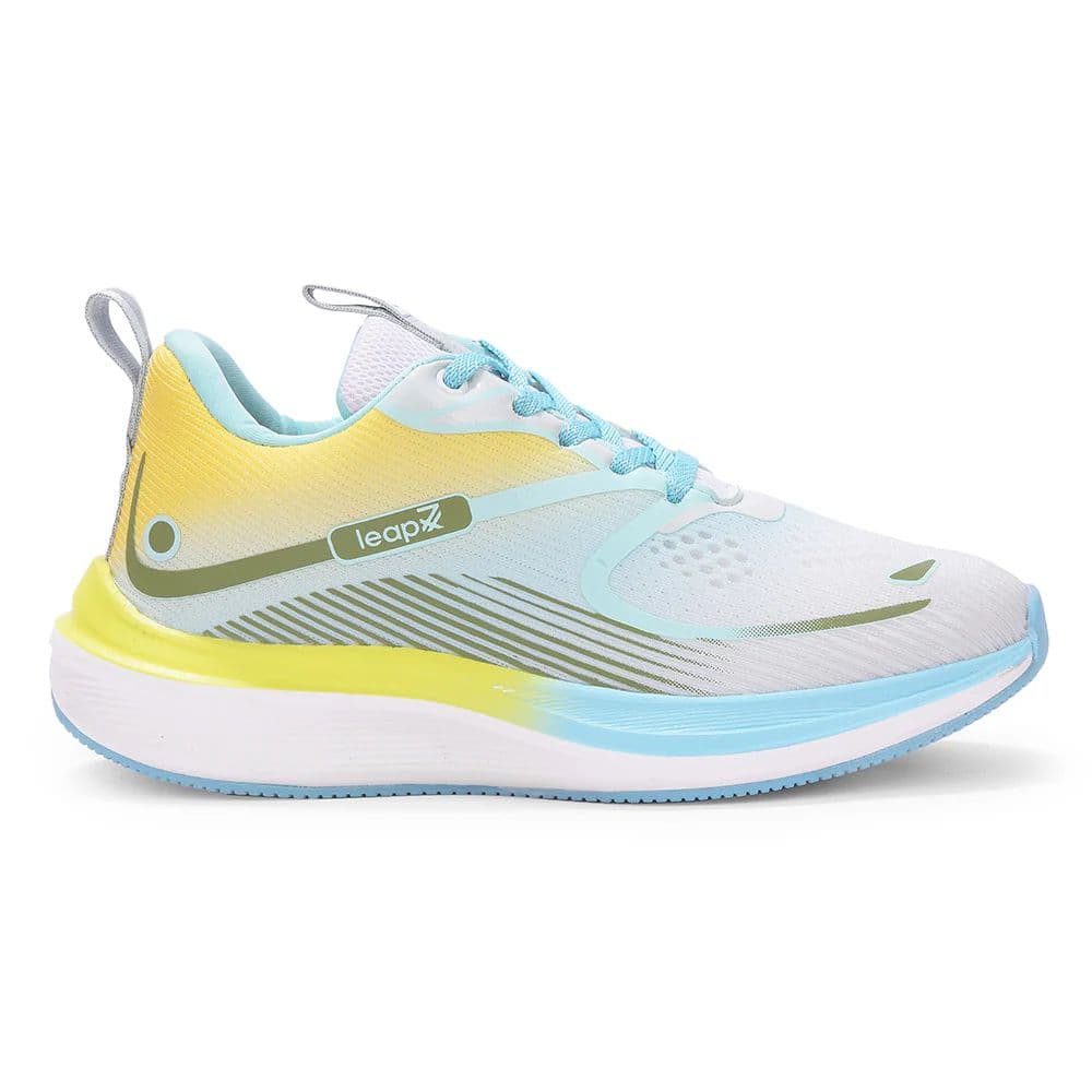 Leap7x SINESTAR-E Teal Blue Sports Lacing Running Shoes For Women By Liberty — photo 4