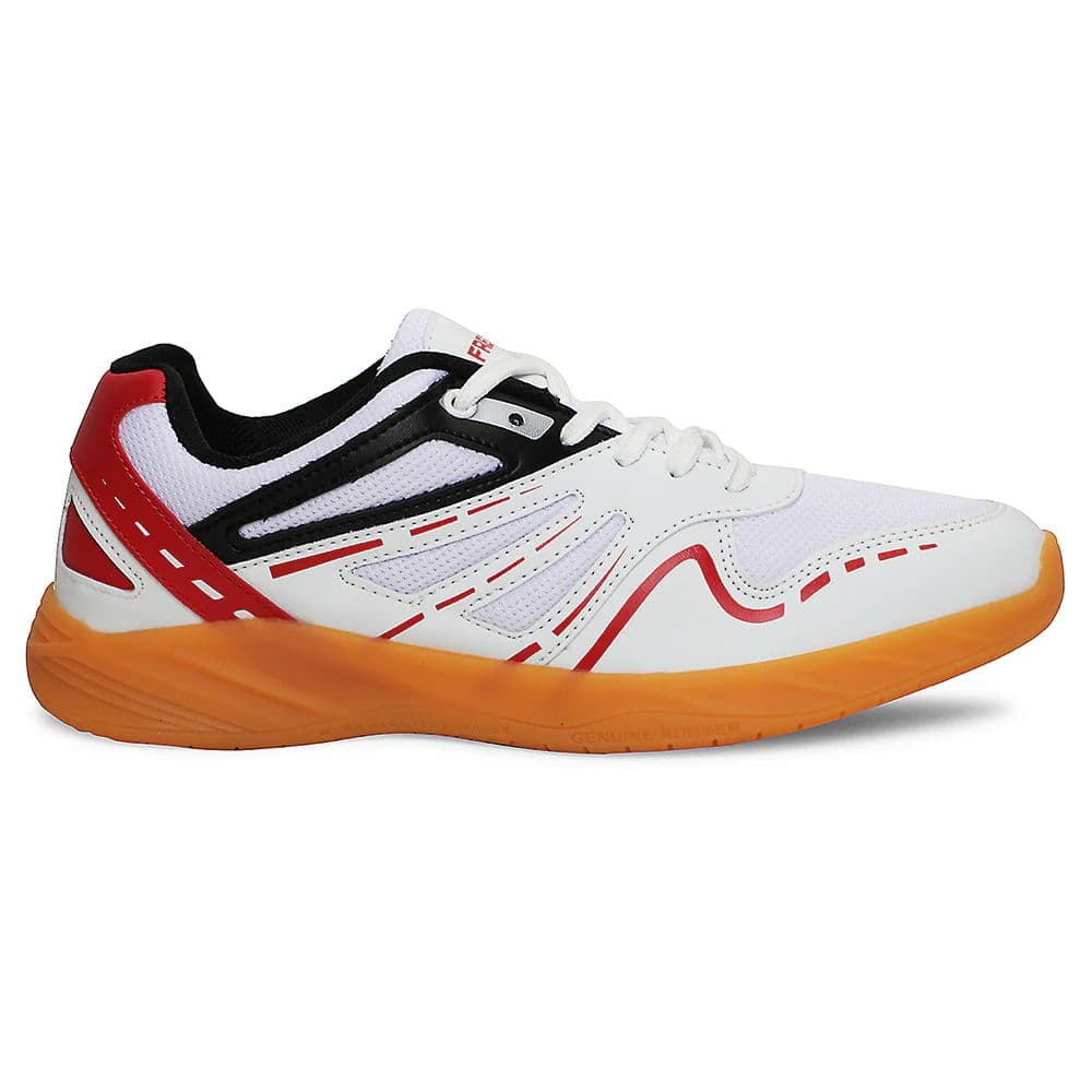 FREEDOM White Sports Non-Marking Paddle/Pickleball & Badminton Shoes For Men ASPIRE-1E By Liberty — photo 2