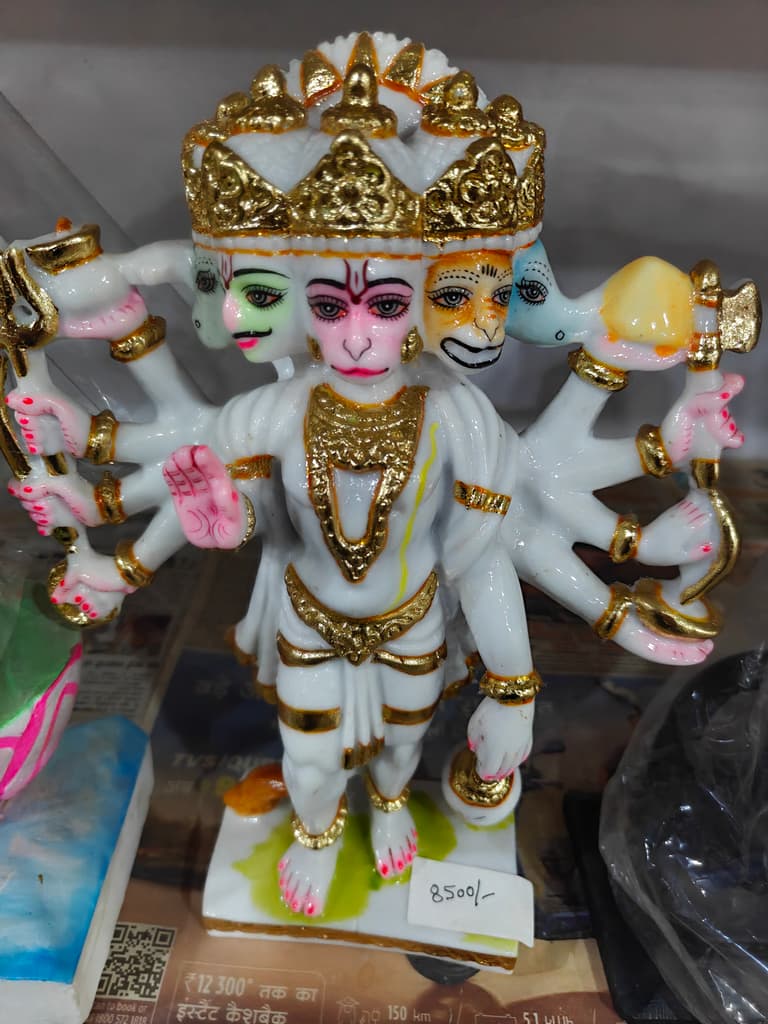 Gold Statue of Hindu Deity | Brass | Gold | Religious
