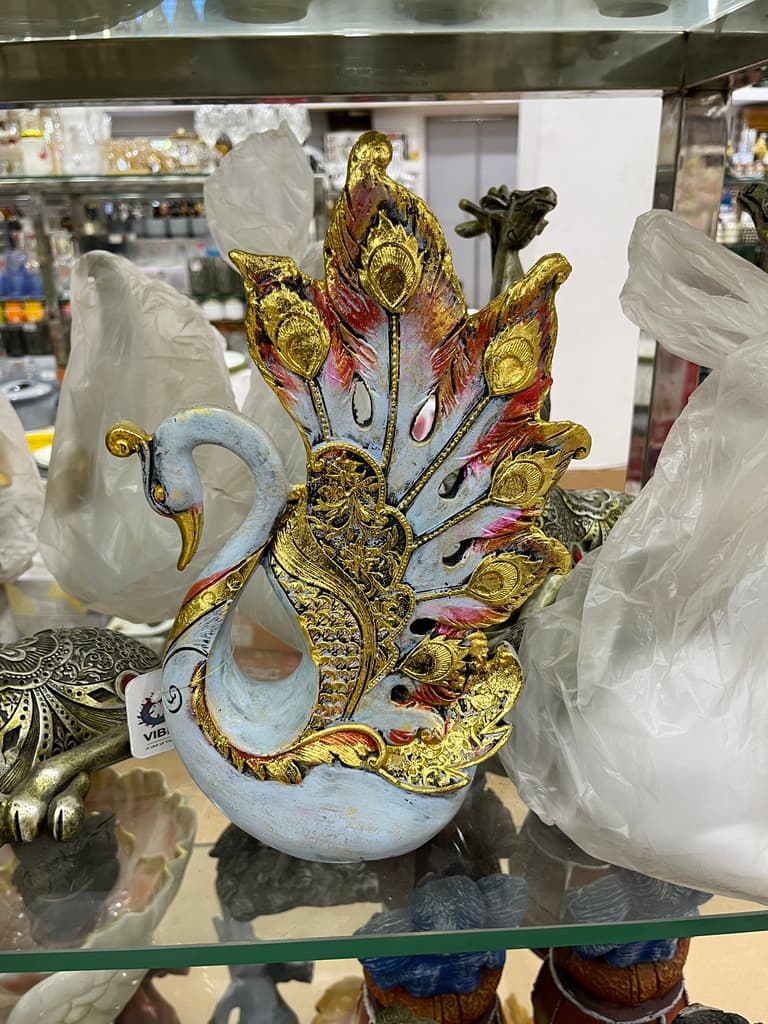 Gold and Pink Dragon Mask | Mask | Ceramic | Gold and Pink