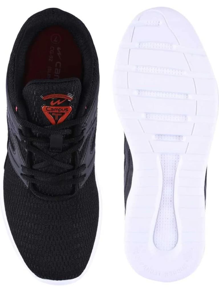 SLIDO Black Men's Running Shoes — photo 4