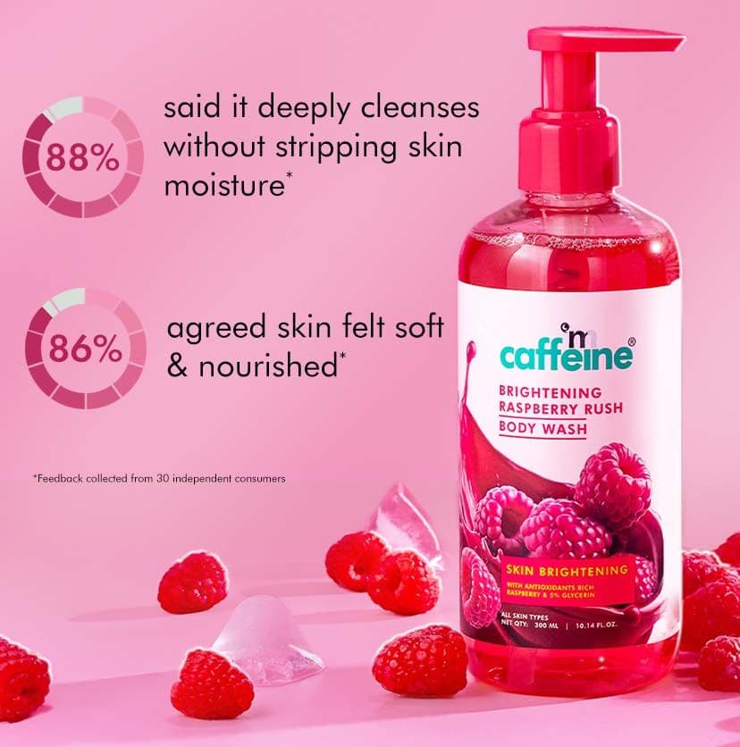 Brightening Raspberry Body Wash | 300 ml | Pack of 2