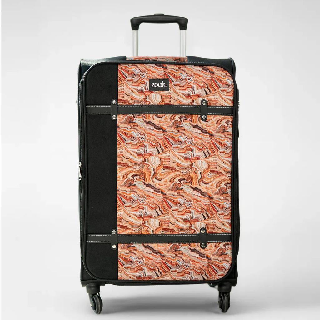 Nicobar Coral Saira Trolley Bag - Black (Large)