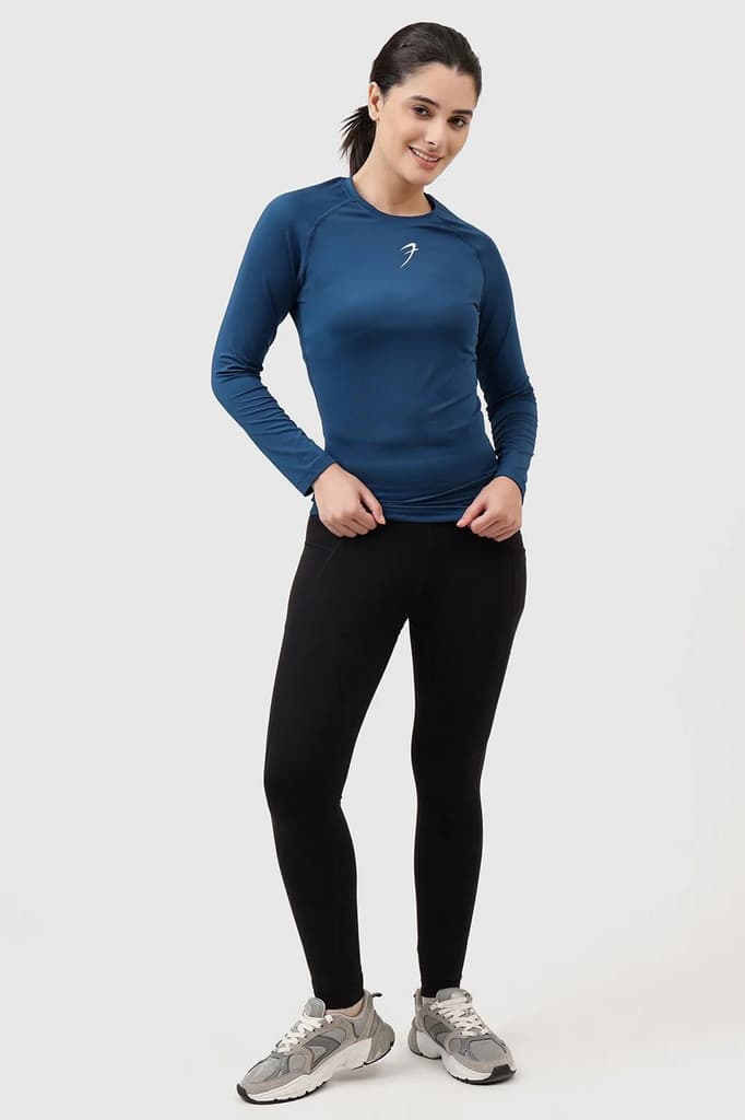 Compression Full T-shirt Teal — photo 2