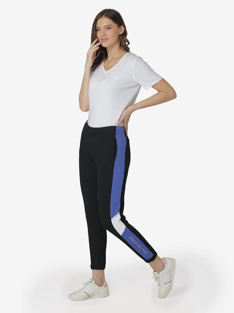 Joggers for Women in Black | Cotton Athleisure Jogger Pants — photo 5