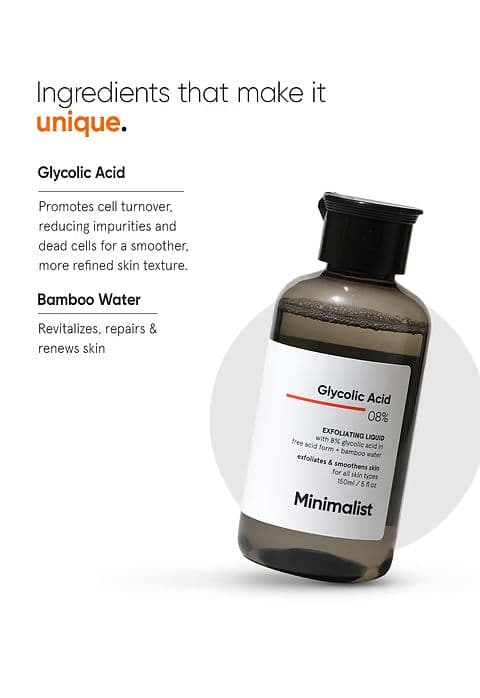 Glycolic Acid 8% Exfoliating Liquid