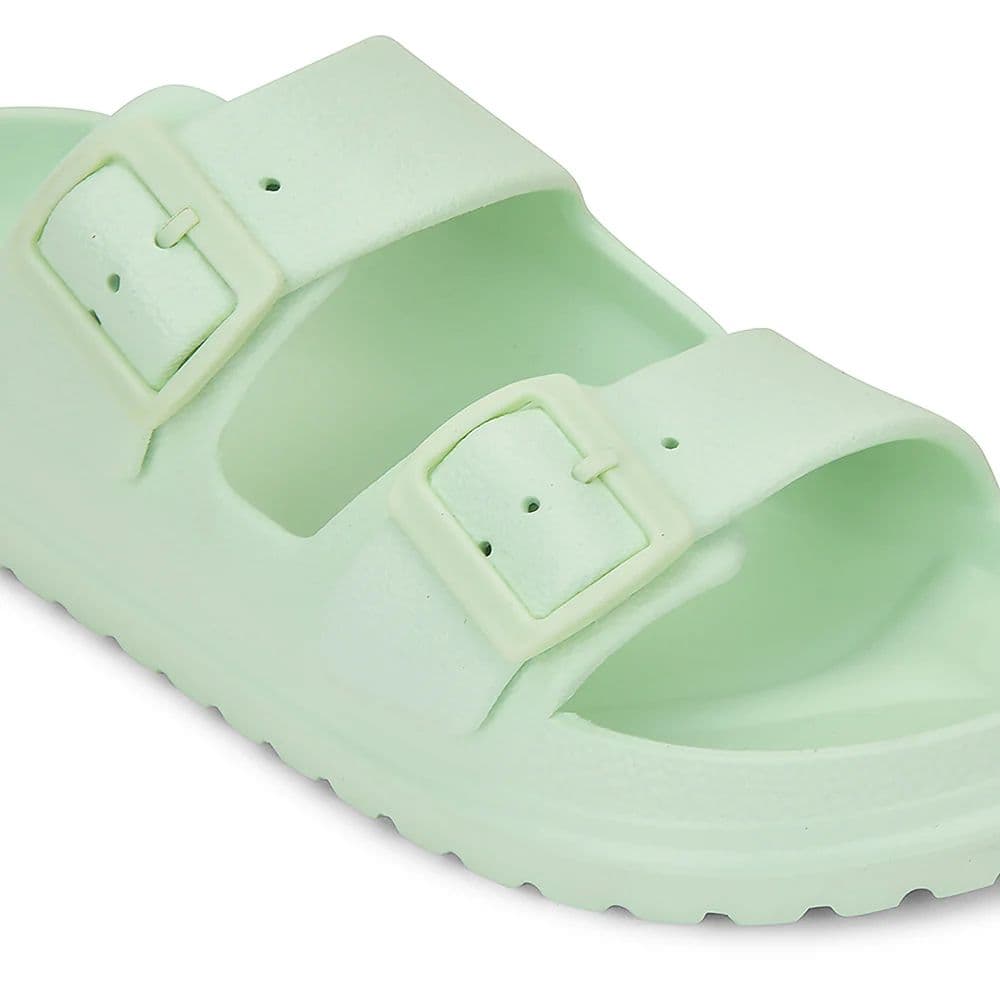 A-HA Light Green Casual Flat Sandal For Women EASYPRO By Liberty — photo 5