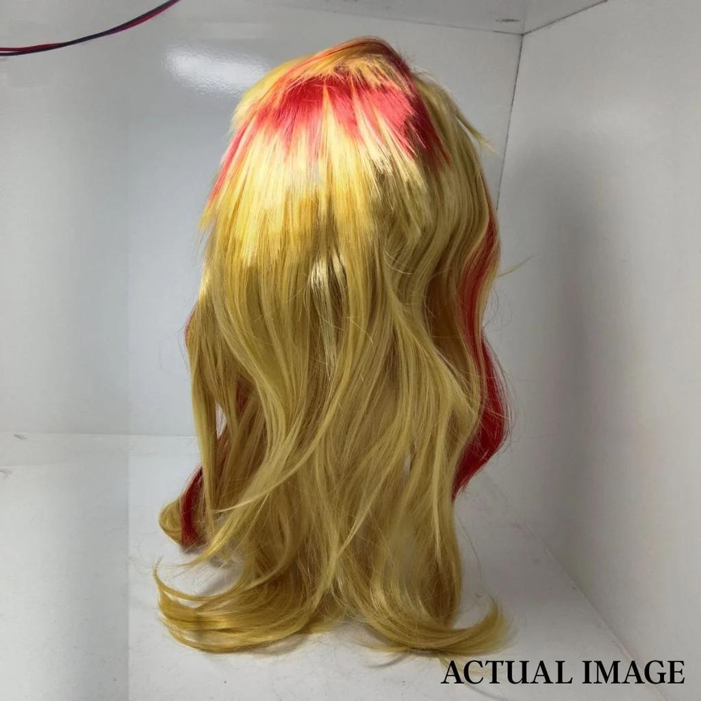 Demon Slayer Kyojuro Rengoku Cosplay Wig – Flame Hashira Heat-Resistant Synthetic Hair — photo 5