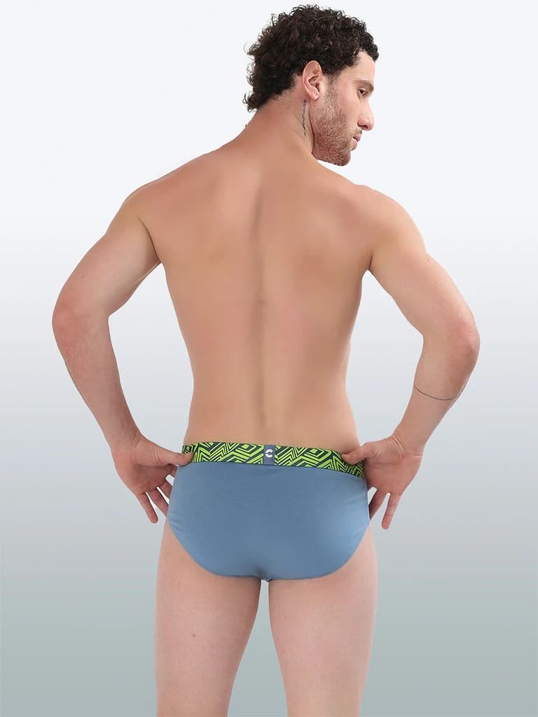 Men's Cotton Abstract Waistband Brief – Pack of 2 — photo 10