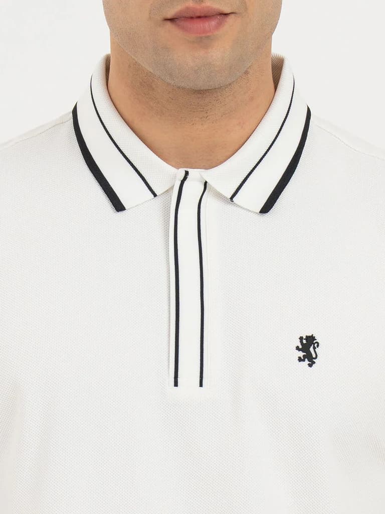 Polo T Shirts for Men in White | Classic Polo T Shirts — photo 4
