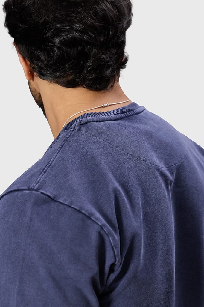 Shadow Washed Sweatshirt Navy — photo 5