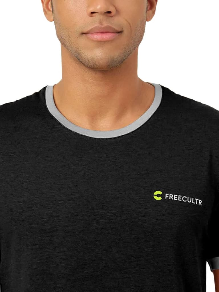 Men's Organic Bamboo Casual Tees - Crew Neck (Pack Of 1) — photo 5