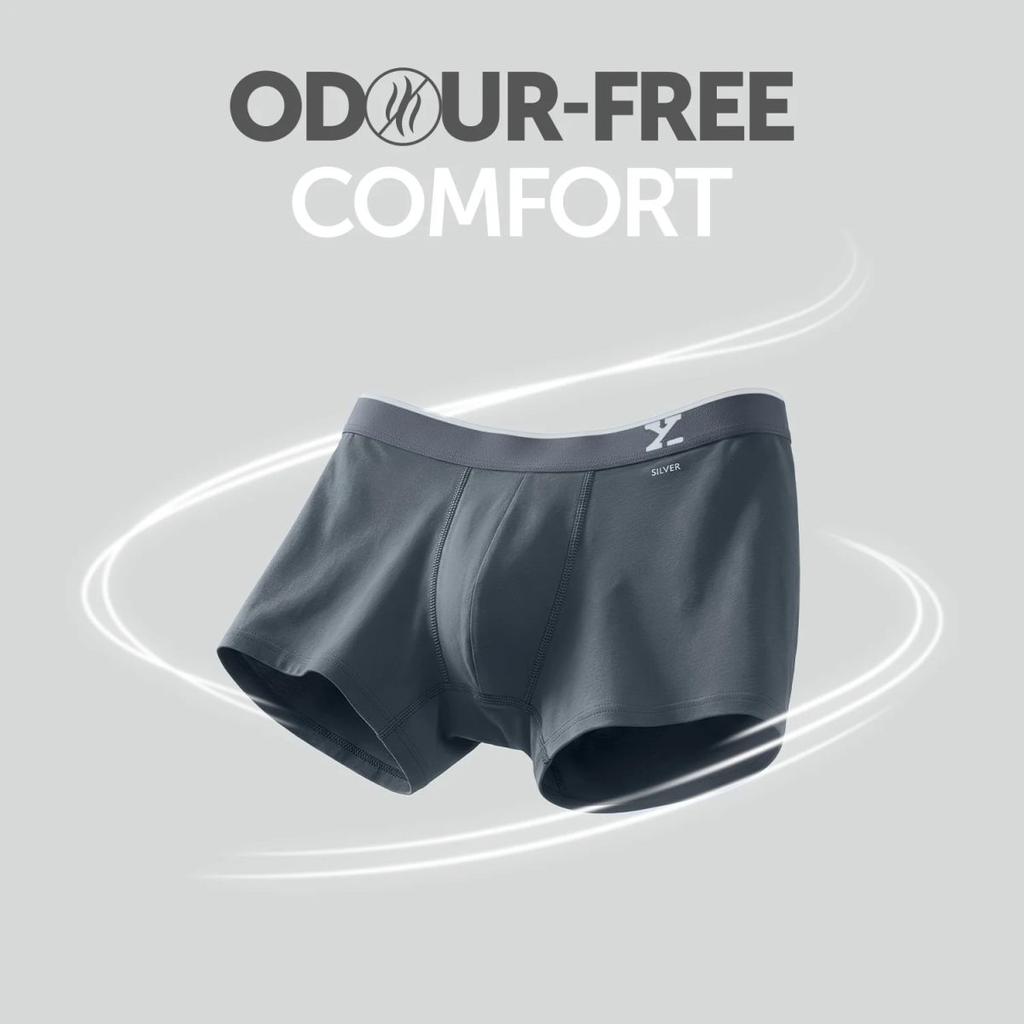 Traq Silver Cotton Trunks Stone Grey — photo 2