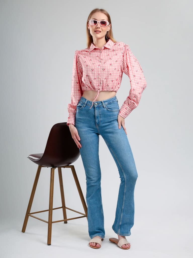 Cory Edge Athena Full sleeve top- Cherry pink — photo 6