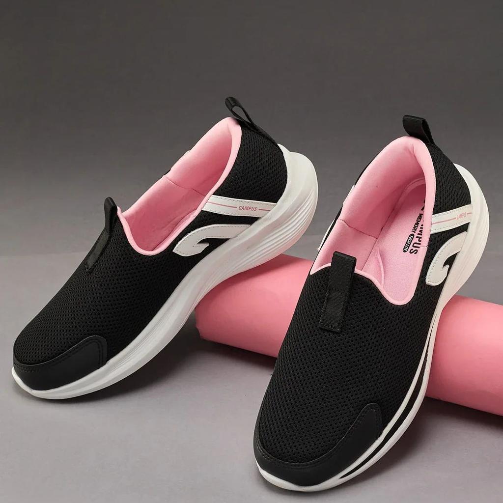 AMBLE Black Women's Walking Shoes