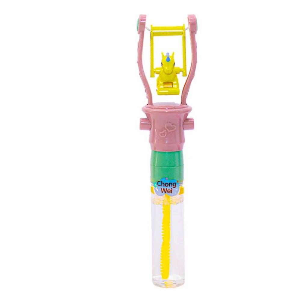 Carnival-Themed Bubble Wand for Kids — Jumping Unicorn