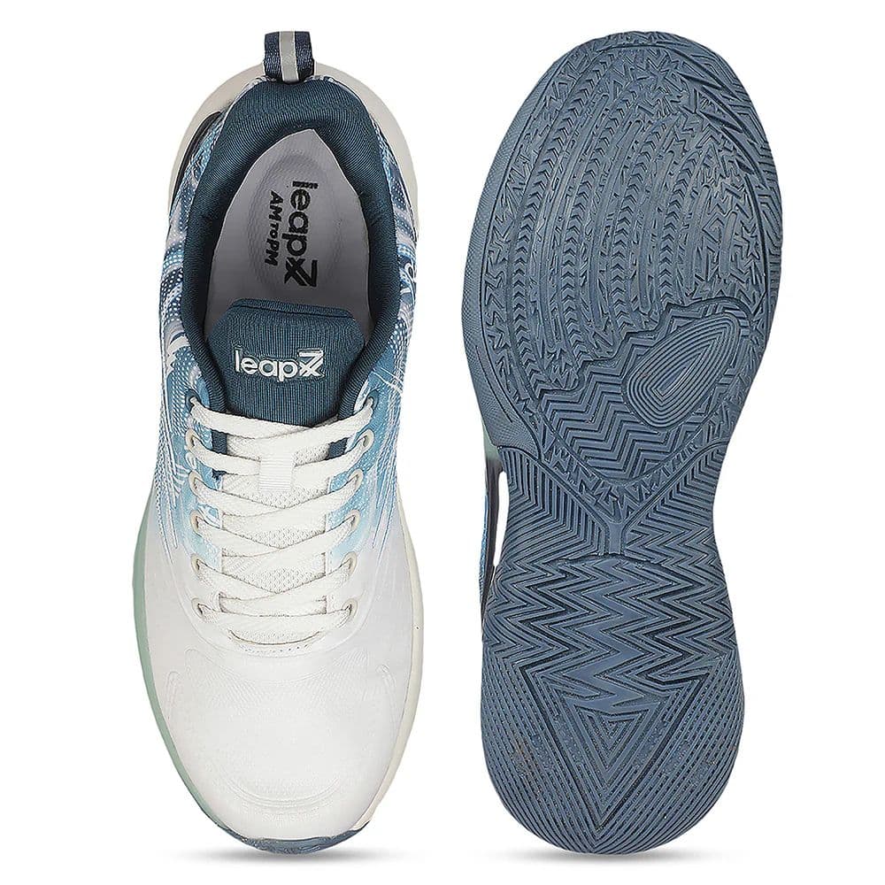 Leap7X ROMIO-2 Blue Sports Lacing Running Shoes for Men by Liberty — photo 4