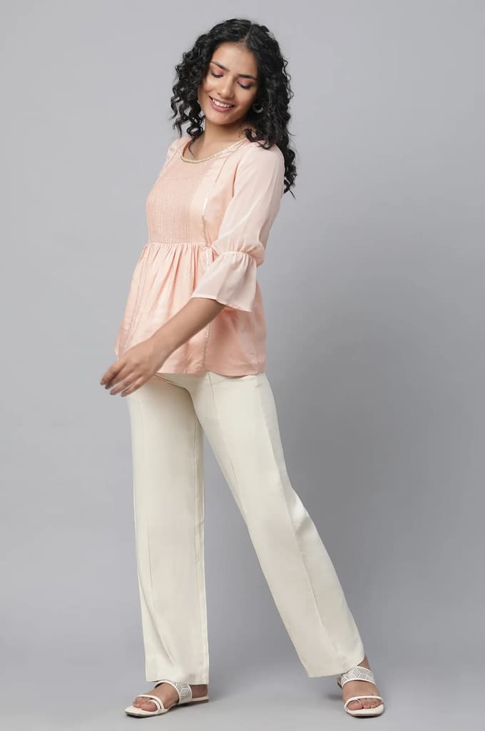 Natural Parallel Fit Trouser Pants — photo 5