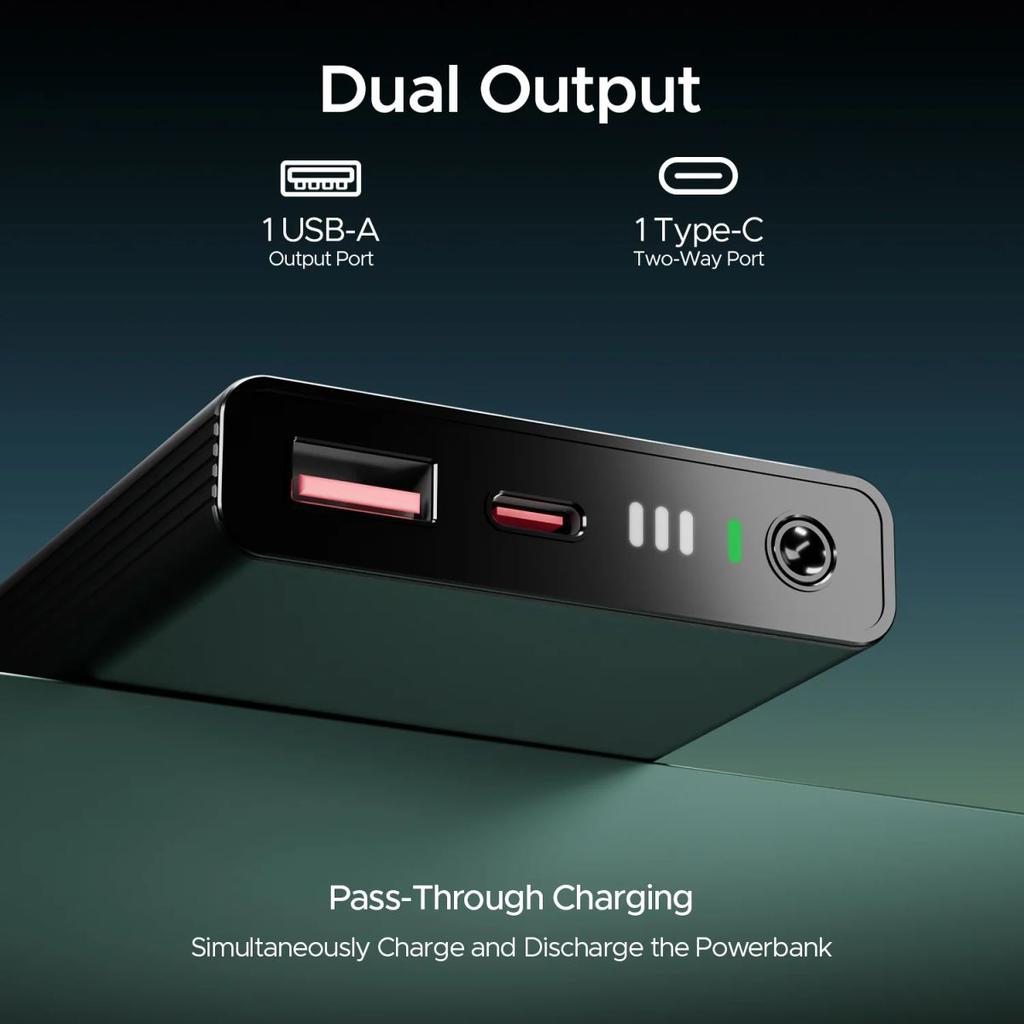 boAt EnergyShroom PB300 Pro | 10000mAh Powerbank with 2-way 22.5W fast charging,Pass-Through Charging, 12-Layer Smart IC Protection, Aluminium Casing & Compact — photo 6