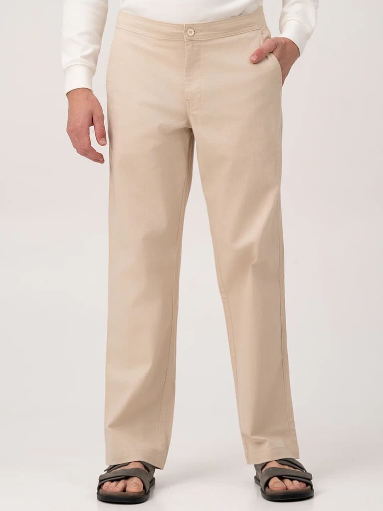 Cappadocia Beige Relaxed Fit Lounge Pants