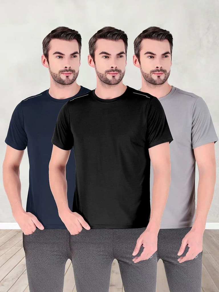 Men's Activewear Sports T-shirt Pack of 3 — photo 9