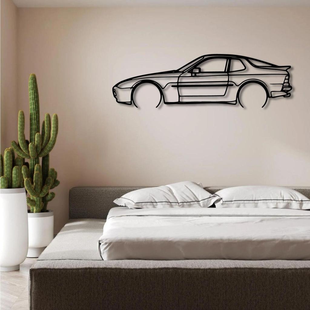 PORSCHE 944 COUPE METAL WALL ART — photo 3