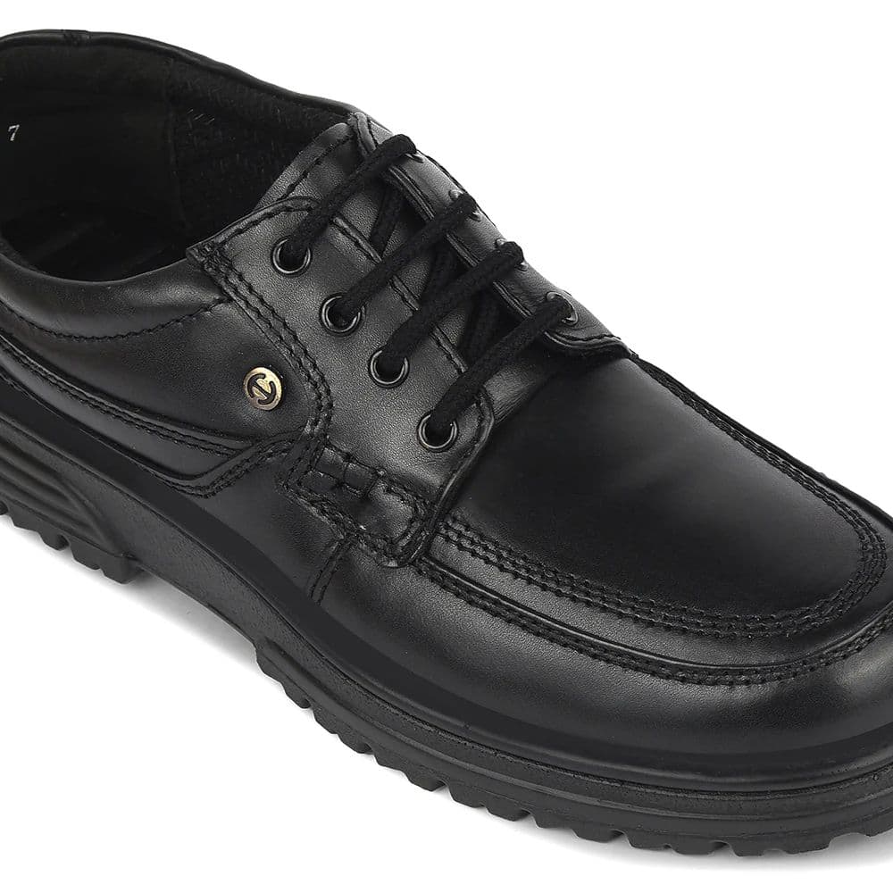 Healers Black Formal Lacing Derby Shoes For Men 719053AN By Liberty — photo 4