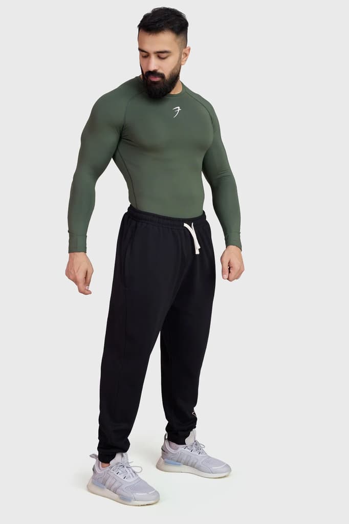 Compression Fullsleeves T-shirt Olive — photo 2