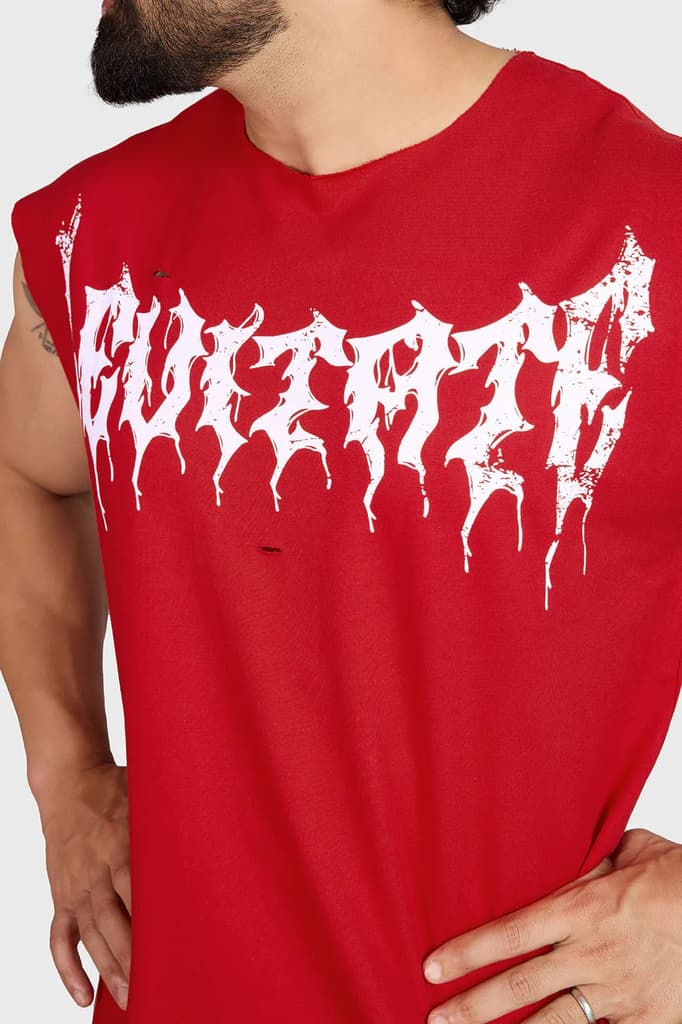 Raw Levitate Capsleeves Tank Red — photo 4