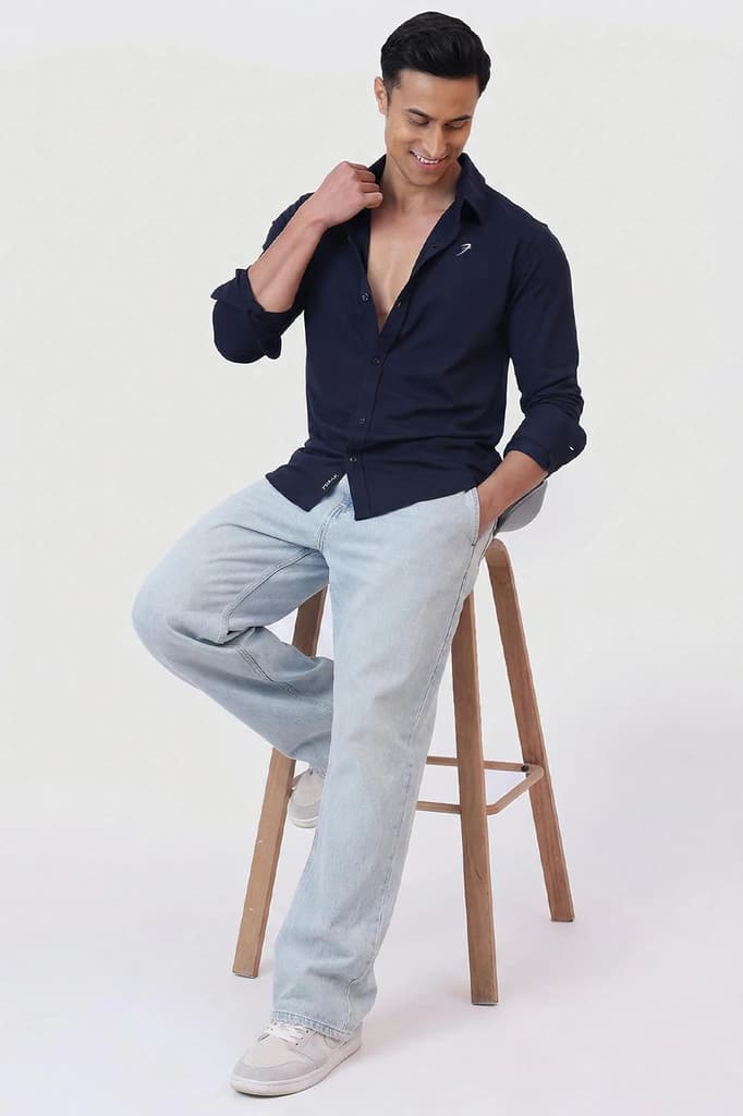 Aero Fullsleeves Shirt Navy — photo 7