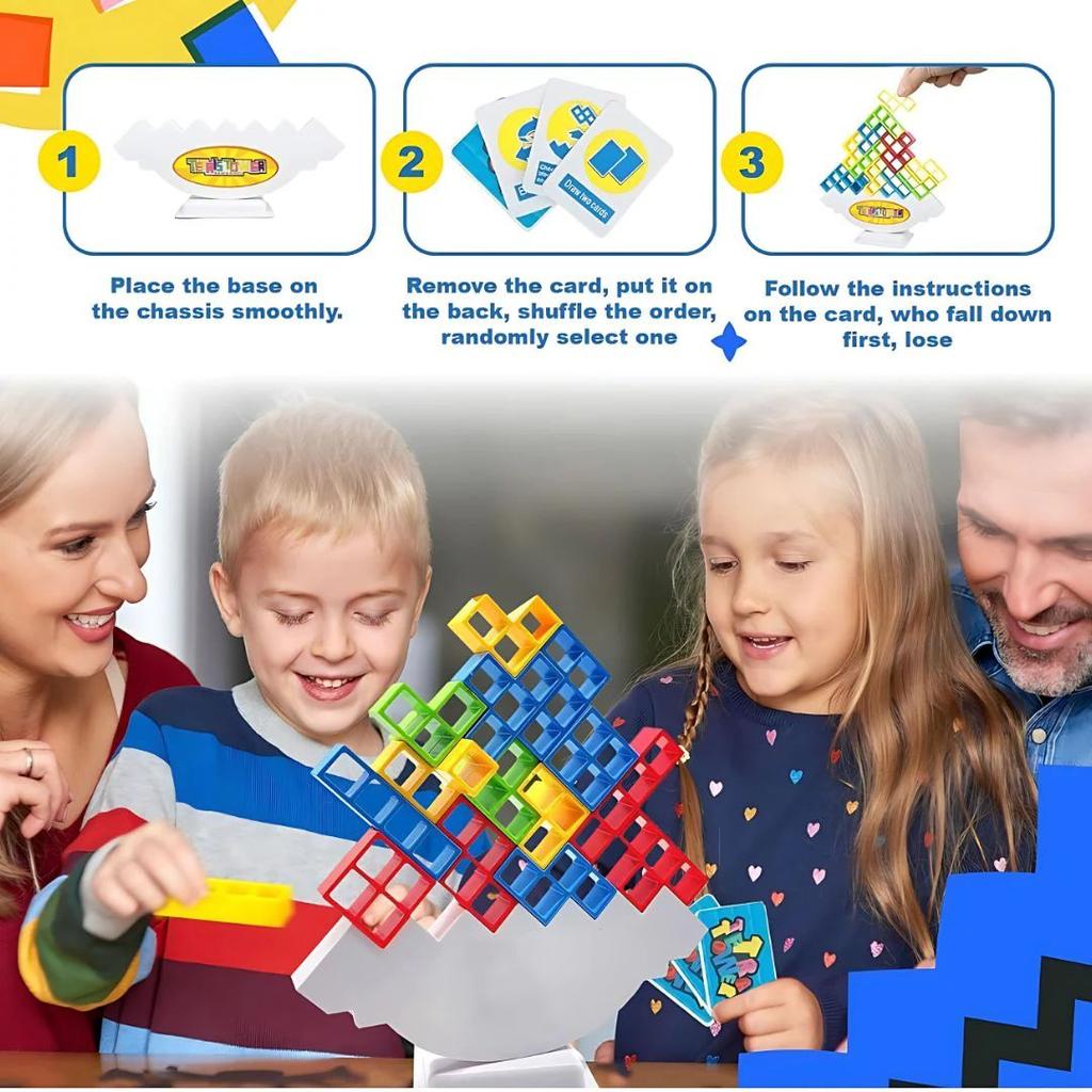 Educational Tetris Tower Game | Balance and Building Fun — photo 3