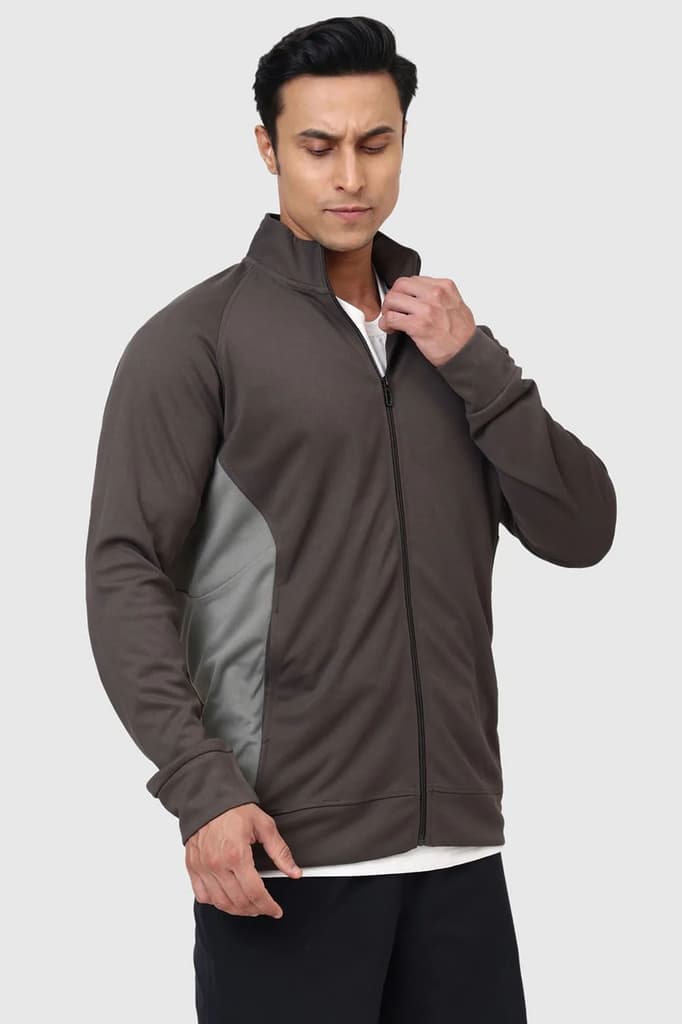 Polish Colourblock Jacket Dark Grey — photo 5