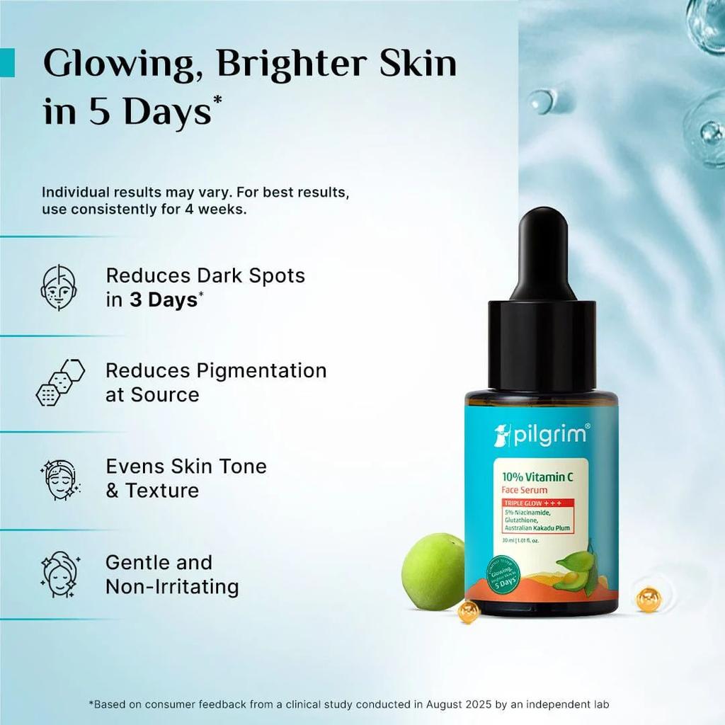 10% Vitamin C Face Serum For Daily Brightness
