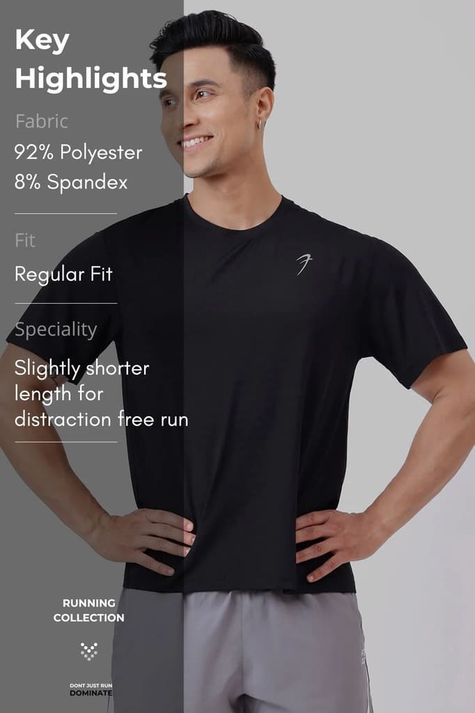Ember Running T-shirt Black — photo 7