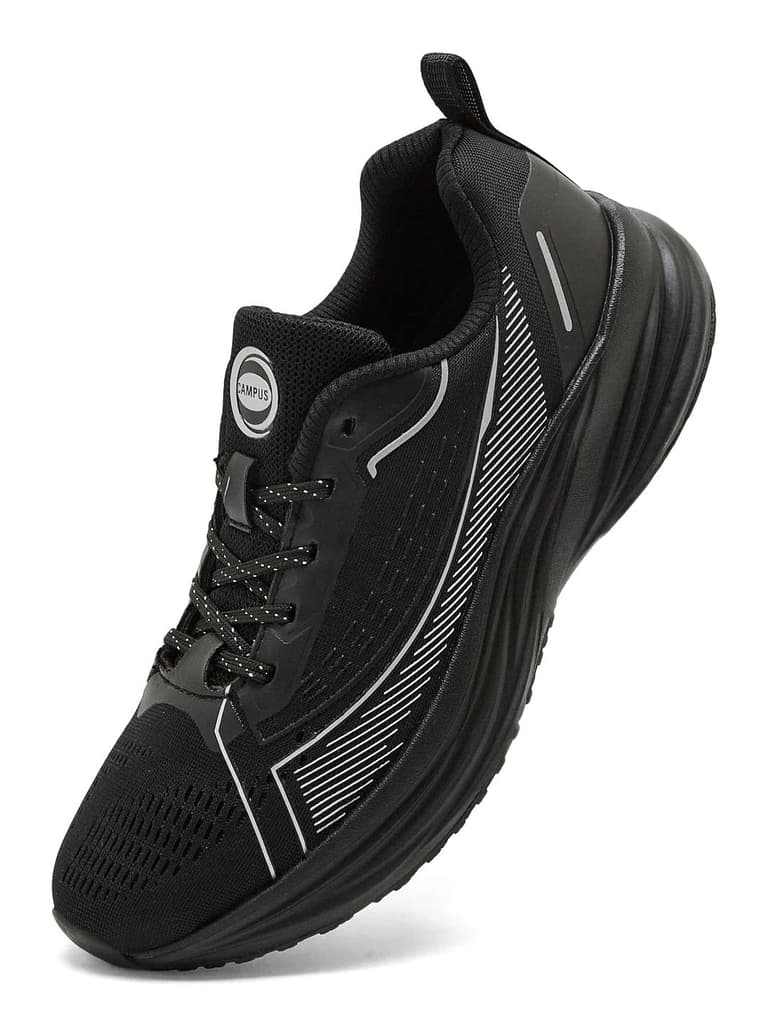 SPINE Black Men's Running Shoes — photo 3