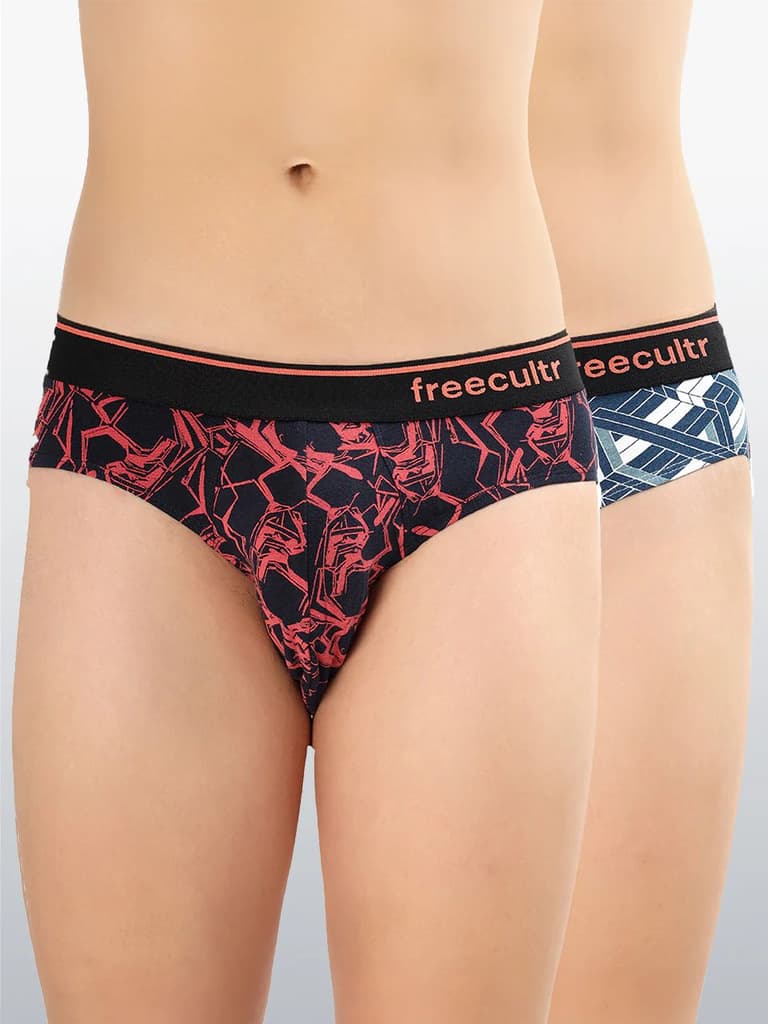 Men's Cotton Printed Briefs (Pack of 2) — photo 2